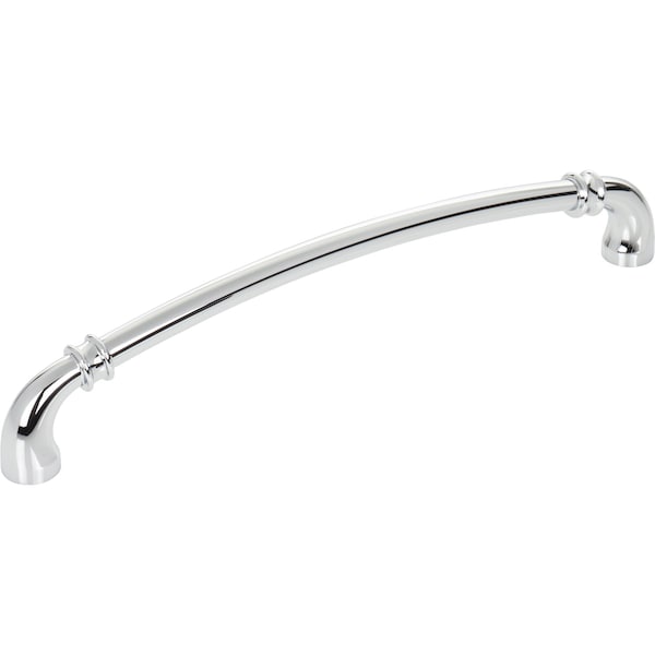 Jeffrey Alexander 192 mm Center-to-Center Polished Chrome Marie Cabinet Pull 445-192PC - main